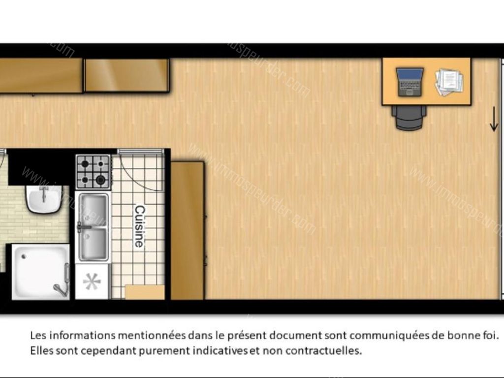 Appartement in Woluwe-Saint-Lambert - 404591 - Lenneke Marelaan 34, 1200 Woluwe-Saint-Lambert