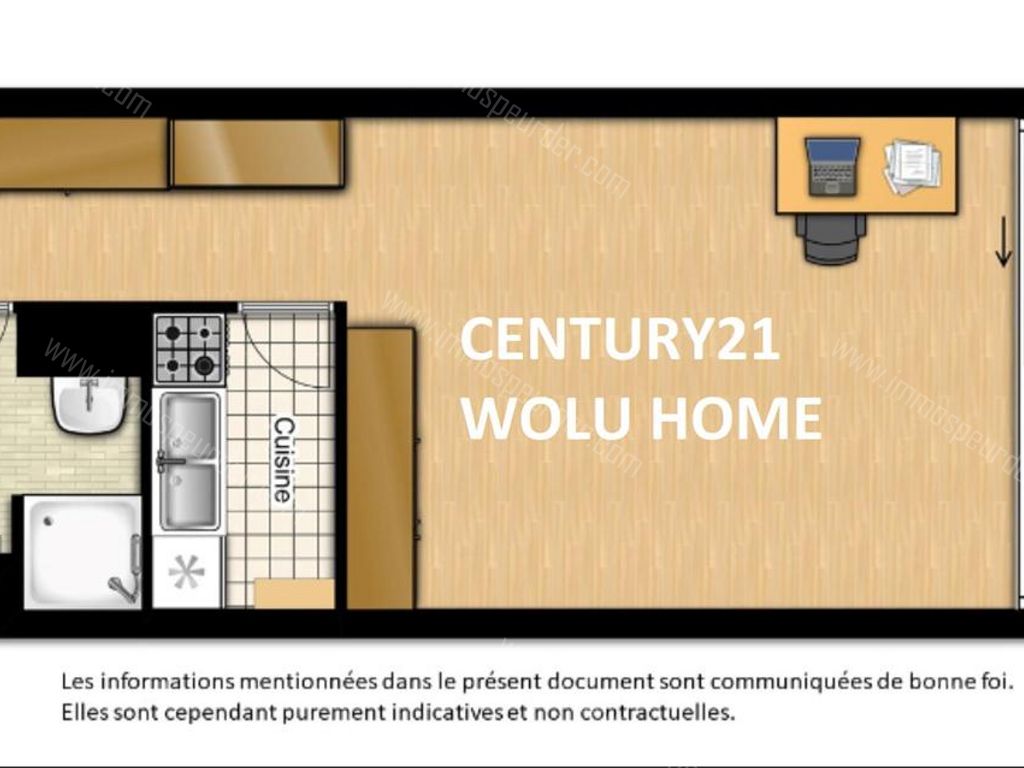 Appartement in Woluwe-Saint-Lambert - 404591 - Lenneke Marelaan 34, 1200 Woluwe-Saint-Lambert