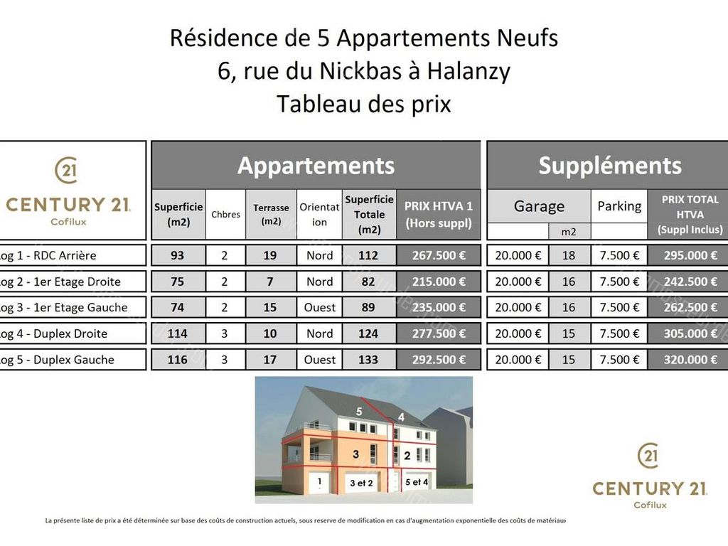 Appartement in Halanzy - 542922 - Rue de Nickbas 6-4, 6792 Halanzy